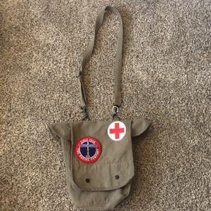 Vintage armed forces satchel
